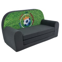 Petit canapé enfant convertible motif football