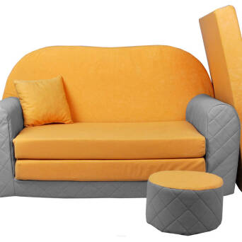 Sofa enfant 2 places convertibles Bi-color