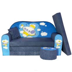 Sofa enfant  Petit Avion Bleu