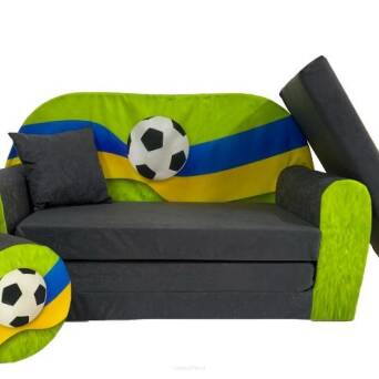 Sofa Enfant Convertible 2 Places - Zone de Fan de Football UA : Le confort et le fun au service de votre enfant !