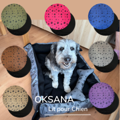 Lit pour Chien Oksana M: Confort Ultime et Polyvalence pour Votre animal de compagnie.