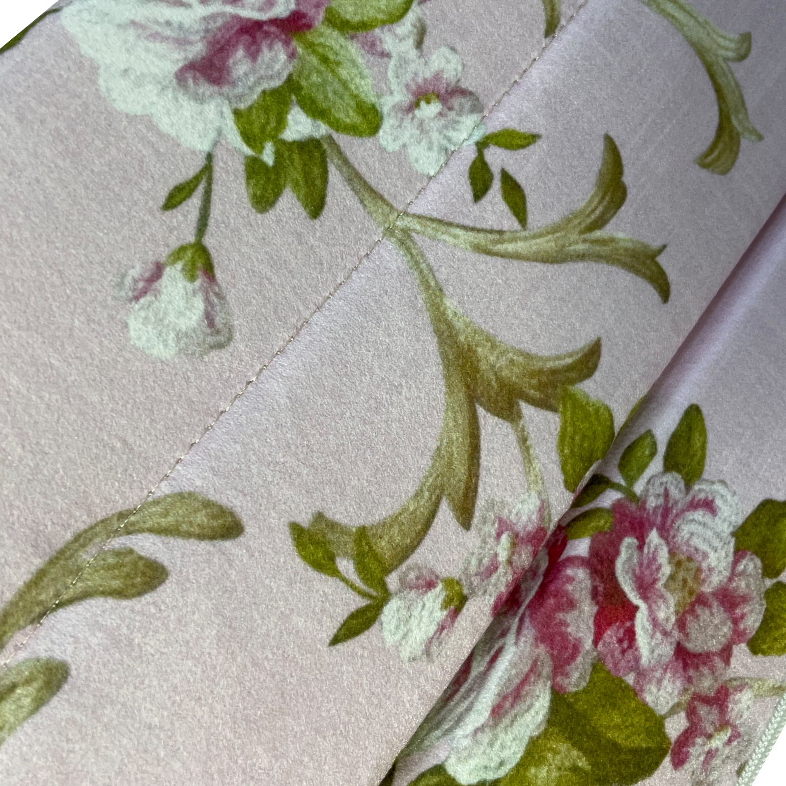 Matelas d'appoint pliable 195 x 60 x 9 cm avec motif de fleurs sur fond  rose - Une touche de douceur pour votre intérieur