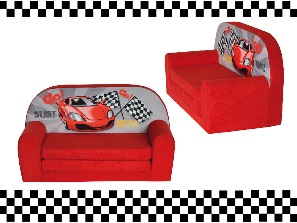 Mini-canapé lit enfant Racing